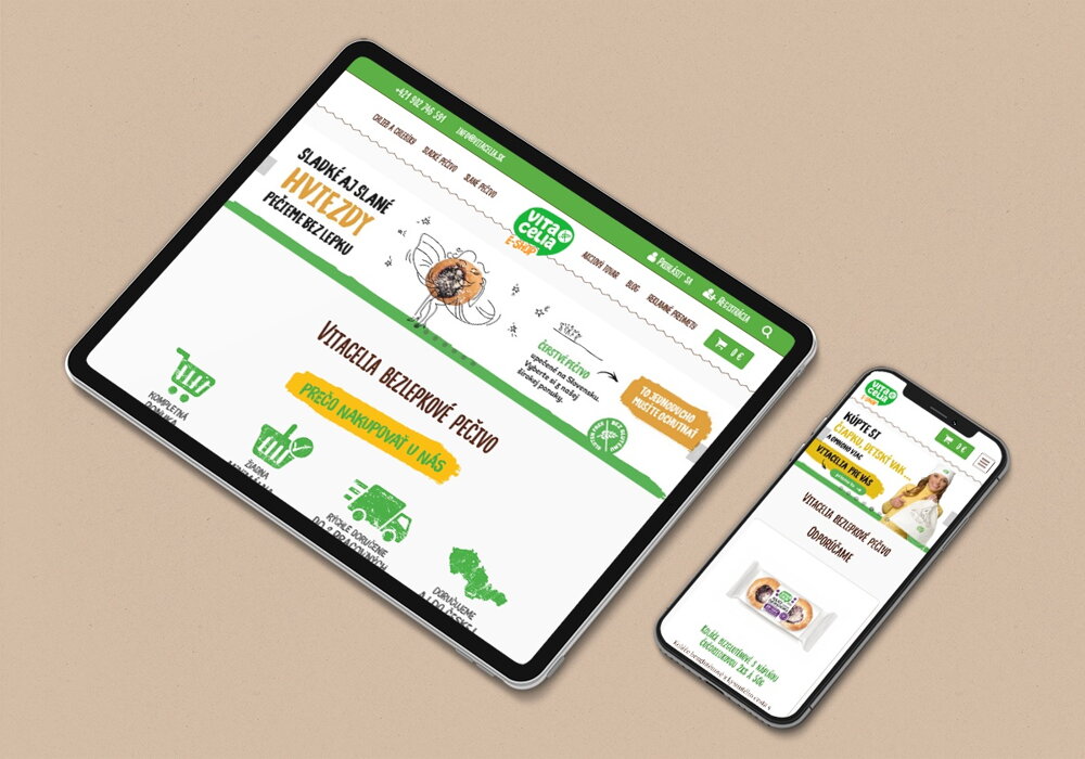 Jak může vypadat eshop na prodej potravin